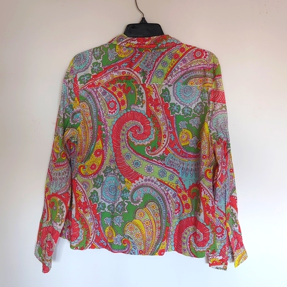 Groovy Tommy Hilfiger top - vintage blouse - Picture 3 of 3